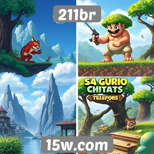 Comparativo de gráficos em jogos do 211br